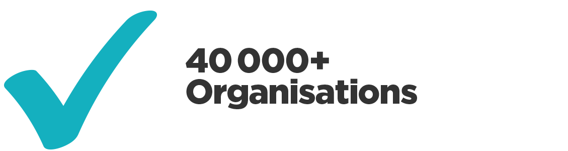 40k+ organizations