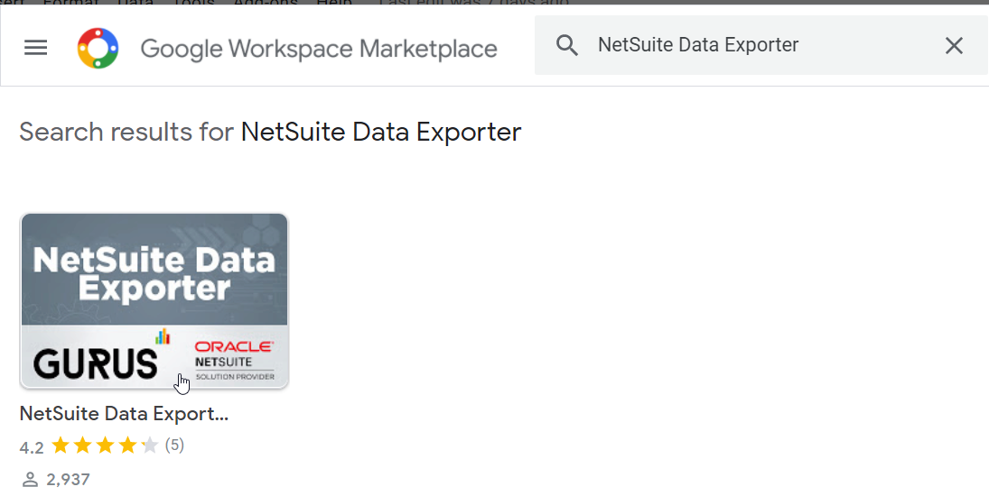 Application d'exportateur de données NetSuite
