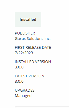 Bouton installé pour GURUS data exporter